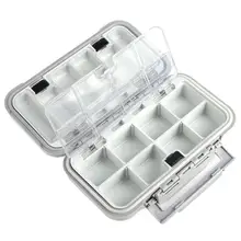 Двойной слой жесткий пластиковый контейнер для рыбалки для приманки рыболовное грузило снасти Чехол