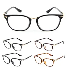Рамки Дамы Винтаж оправы для очков ретро для мужчин Eye wares прозрачные линзы оптический черный прозрачный