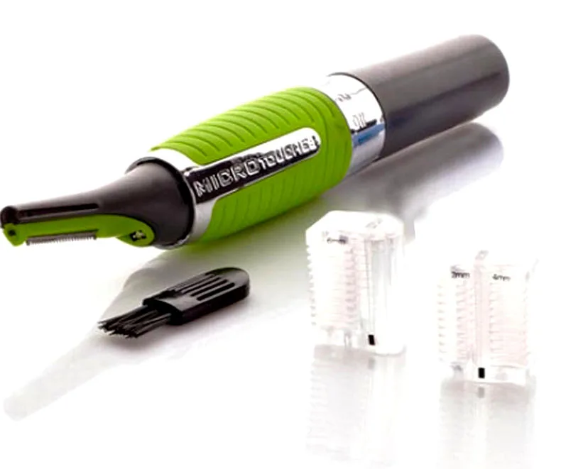 Горячая продажа KY 804 персональный уход за лицом бритва с насадками Trimer Led Green Man