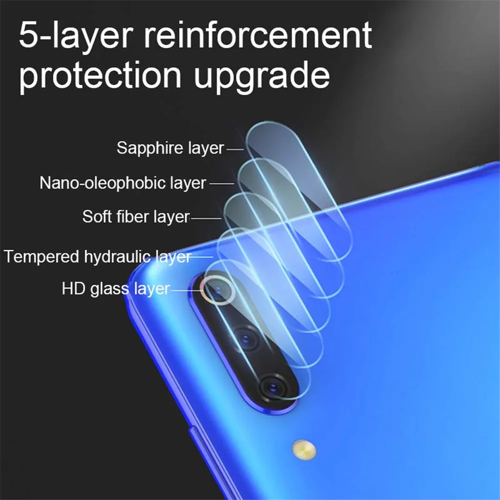 Закаленное стекло для объектива камеры 2 шт. Защитная пленка Xiaomi Play F1 Mi 8 A2 Lite Mix 2S 3