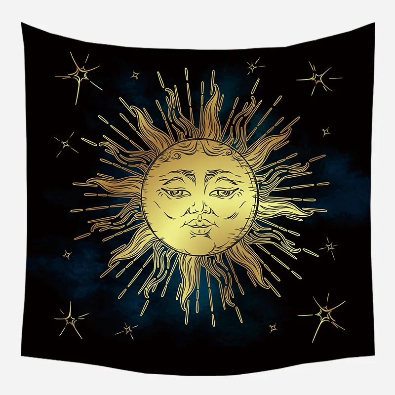 Loartee Gold Sun God Diamond Dream Catcher Mandala Tapestry Boho Décor Wandkleed Indian Hippie Mysterious Divination | Дом и сад