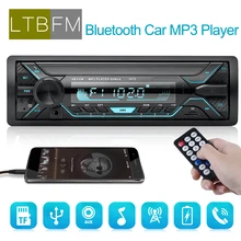 LTBFM Радио 1 Din автомобильное аудио 12 В автомобильная стереосистема Bluetooth Авторадио MP3 плеер FM радио приемник Поддержка Aux-In SD Пульт дистанционного управления с USB