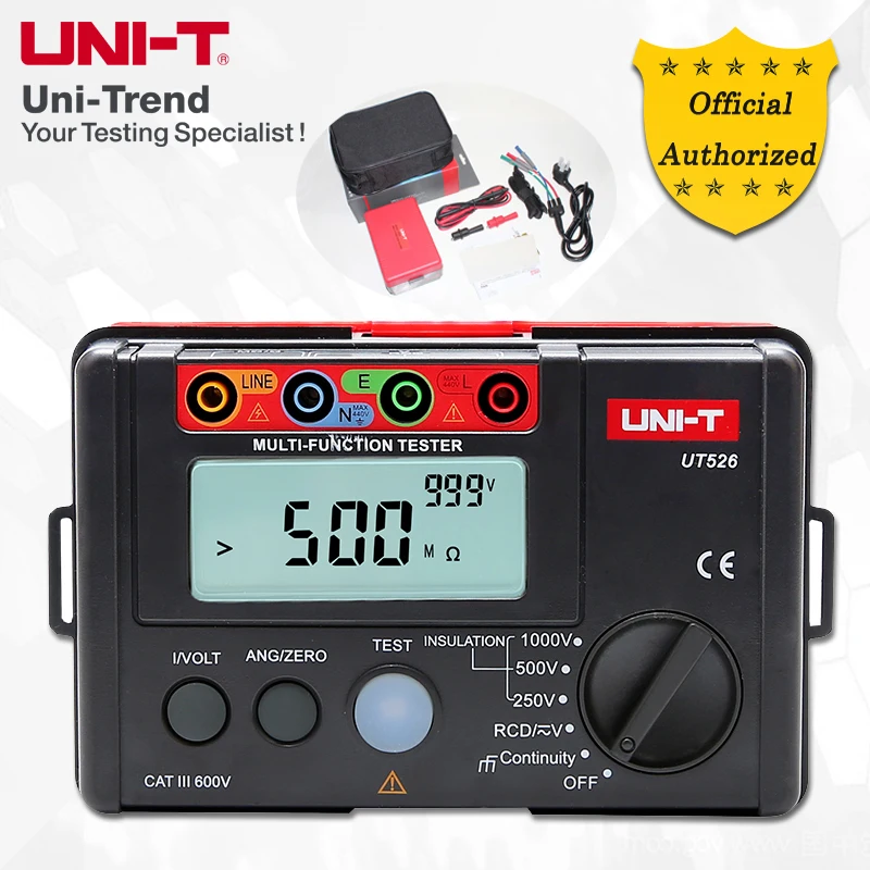 UNI T UT526 Многофункциональный Электрический измеритель Сопротивление