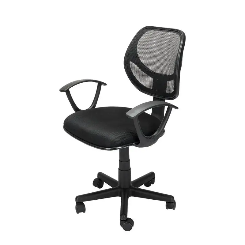 

Home Office Room Use Nylon Five-star Feet Mesh Chair Black Ideal For Businessmen, Teachers, Workers