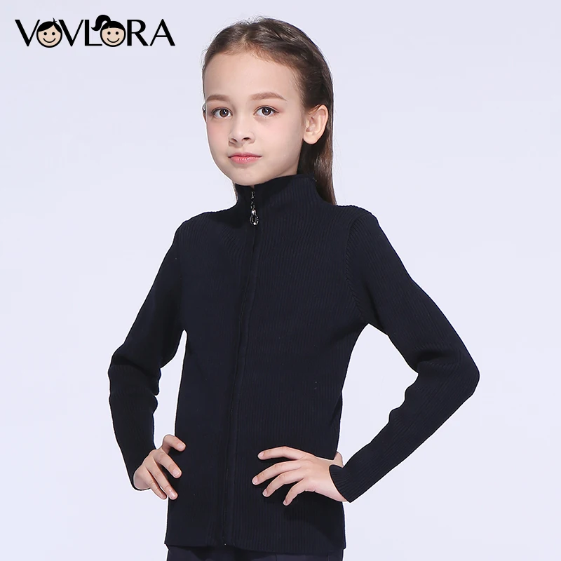 

Girls sweaters cotton Turtleneck Striped kids school sweaters knitted spring children clothing 2018 NEW size 8 10 12 13 15 years