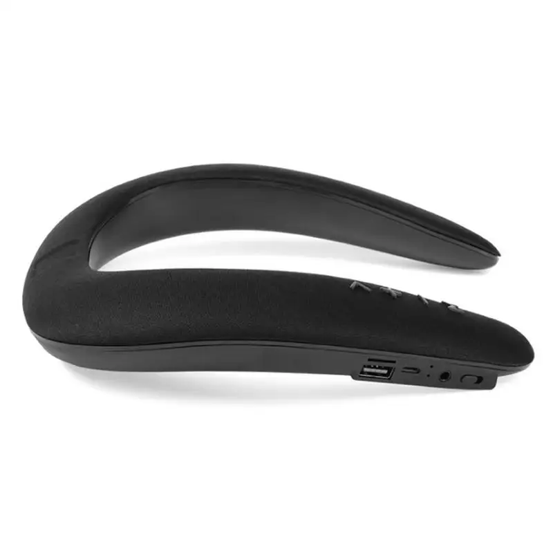 5D Stereo Wireless Bluetooth Speaker Waterproof Wearable Ring Necking Sport Neck Hanging Microphone Bluetooth Audio Call 5D Stereo Wireless Bluetooth Speaker Waterproof Wearable Ring Necking Sport Neck Hanging Microphone Bluetooth Audio Call