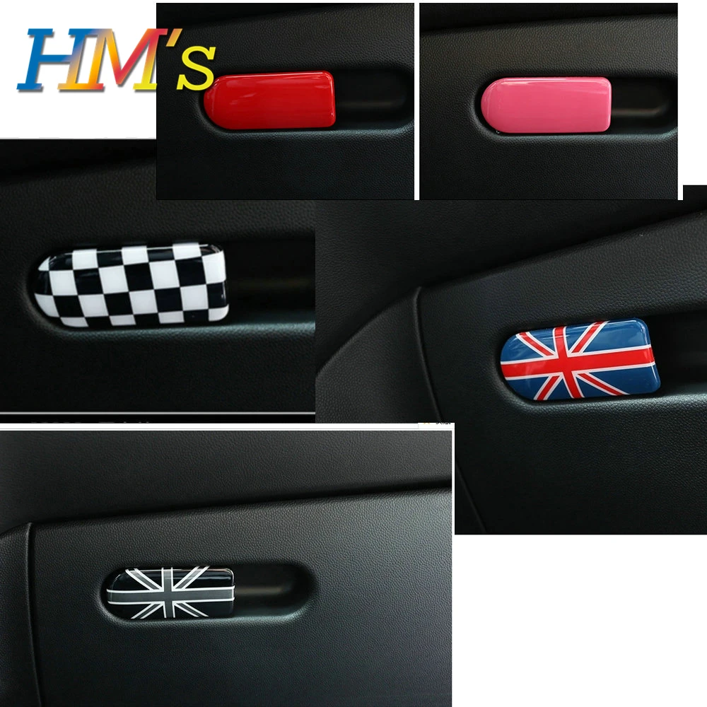 

For Mini Cooper Accessories Car Storage Box Handle Sticker For Mini Countryman F60 Clubman F54 Accessorios For Mini F60 Styling