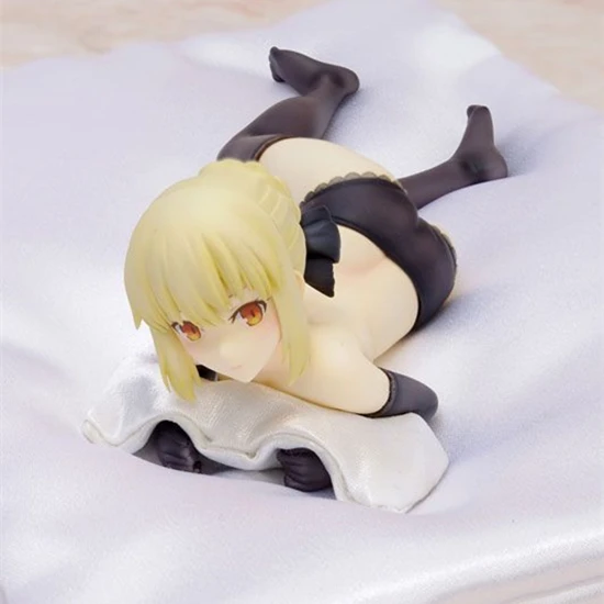 Fate/stay night черное бикини в стиле сейбер вер. Фигурка японского аниме модель милые