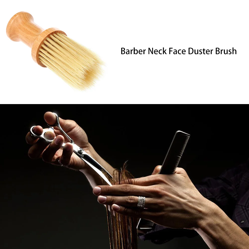 Barber Neck Face Duster Brush Cleaning Hairbrush Hair Sweep Brush Salon