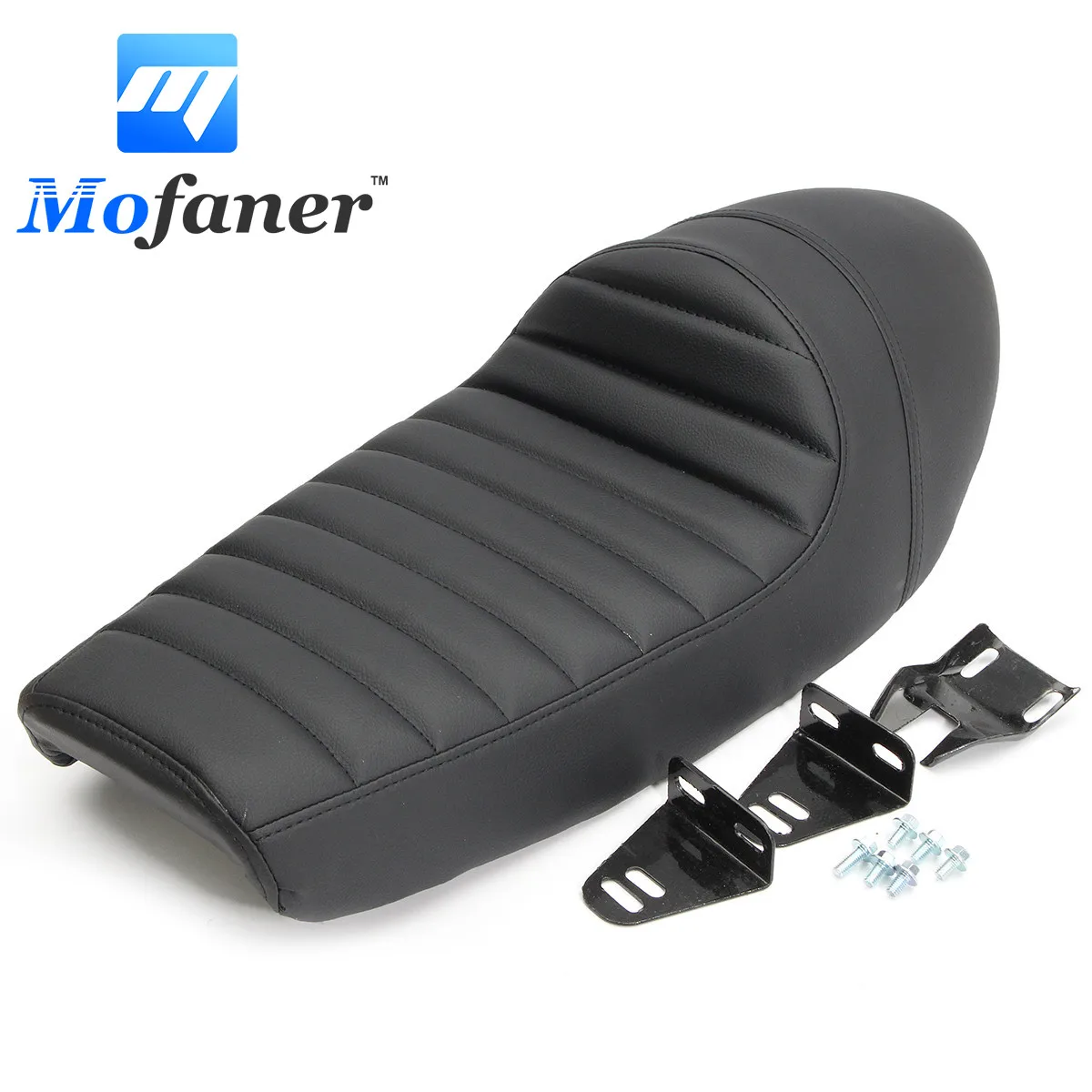 

1 Set Black Hump Cafe Racer Vintage Motorcycle Seat Cover 60 x 25 x 16.5cm For KAWASAKI /KZ /Suzuki /GS /Honda /CB