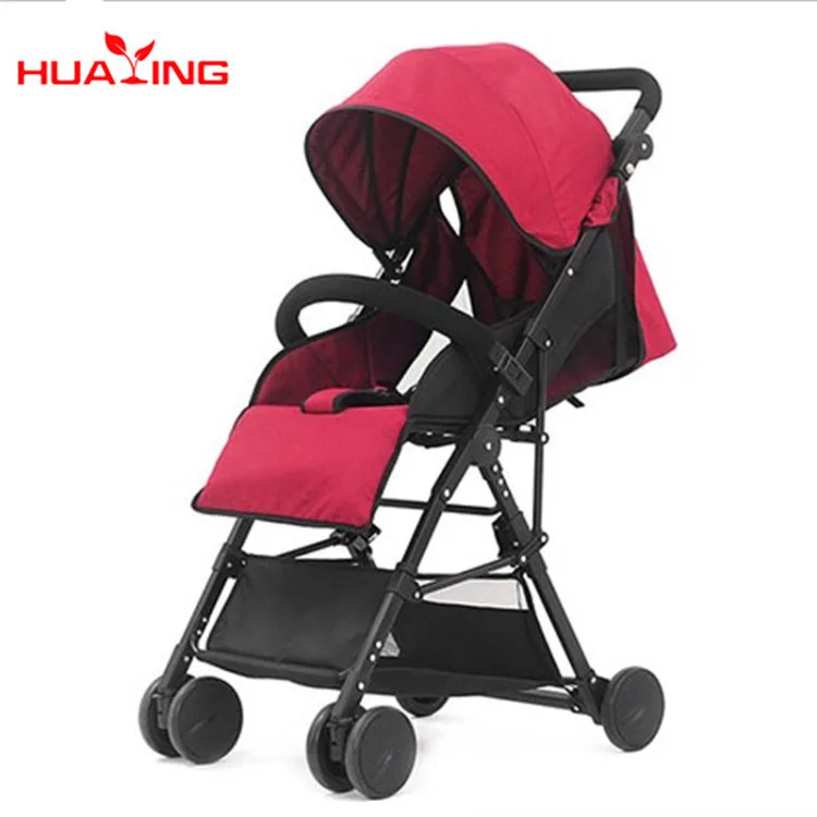 

Hua ying Can Sit Can Lie Light Folding Baby Trolley High View Baby er tong san che Cart Stroller Wholesale