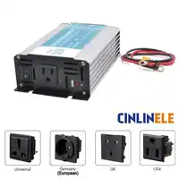米国ソケット純粋な正弦波インバーター 300 ワット CLP300A DC 12 V 24 V 48 AC 110 V 220 V スマートシリーズ太陽光発電 300 ワットサージ電力 600 ワット