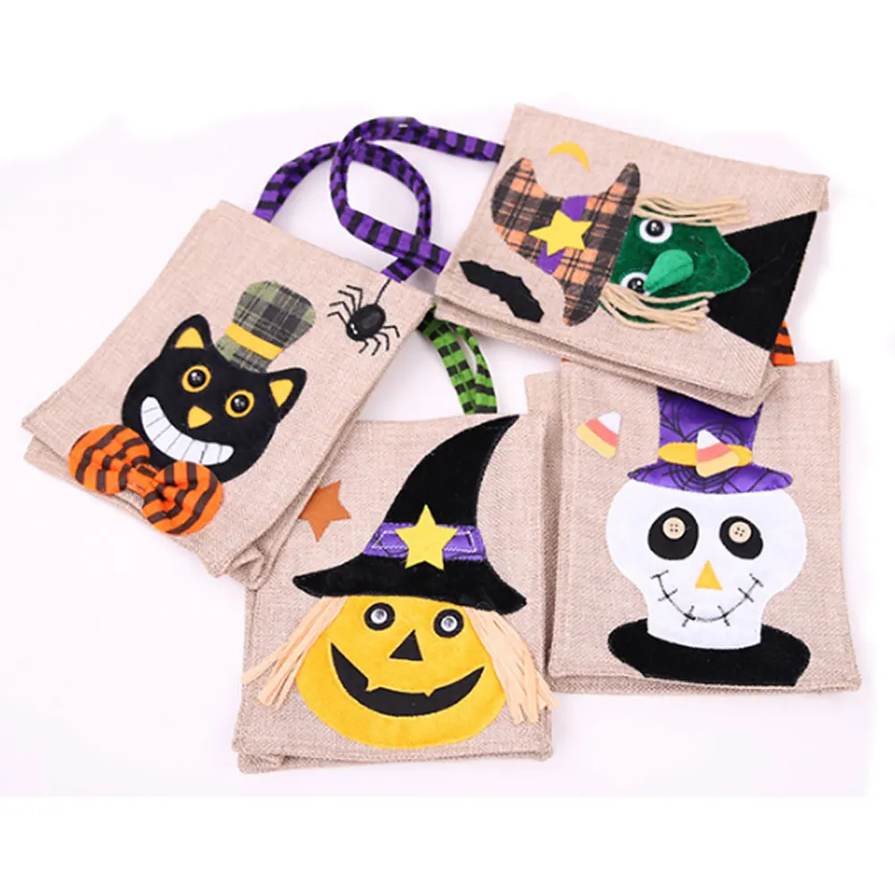 

Halloween Pumpkin Witches Candy Bag Treat or Trick Candy Gift organizer storage Pouch Festival gift handbag Hallowmas
