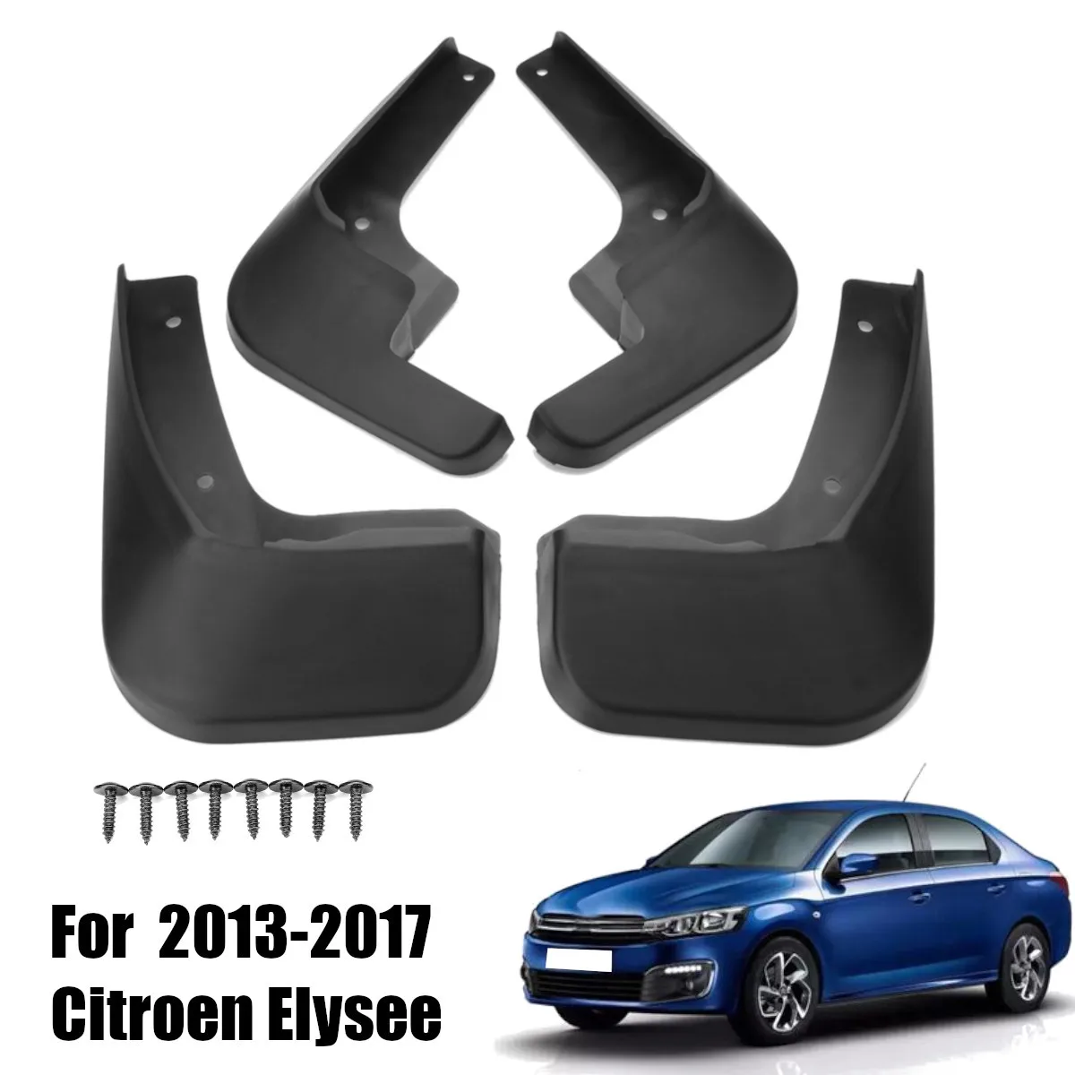 Брызговики для Citroen Elysee 2013 2014 2015 2016 2017 2018 брызговики крыльев автомобильные