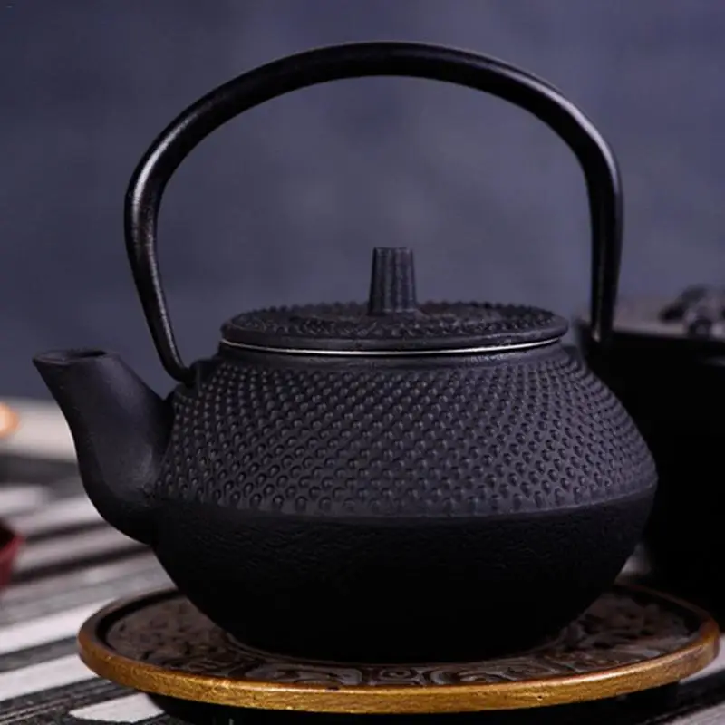 

50ml/300ml Japanese Style Cast Iron Kettle Teapot Comes + Strainer Tea Pot