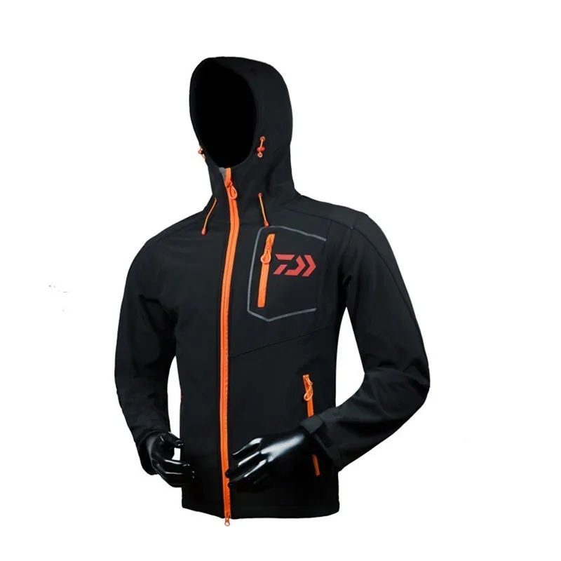 

Outdoor Mens Fishing Clothing Mountaineering Windproof Waterproof Thick Double Layer Jacket Warm Outdoor Clothes Daiwa