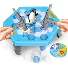 Пингвин ловушка дробилка для льда игра Пингвин блок игрушка смешная Семейная Игра детские подарки
