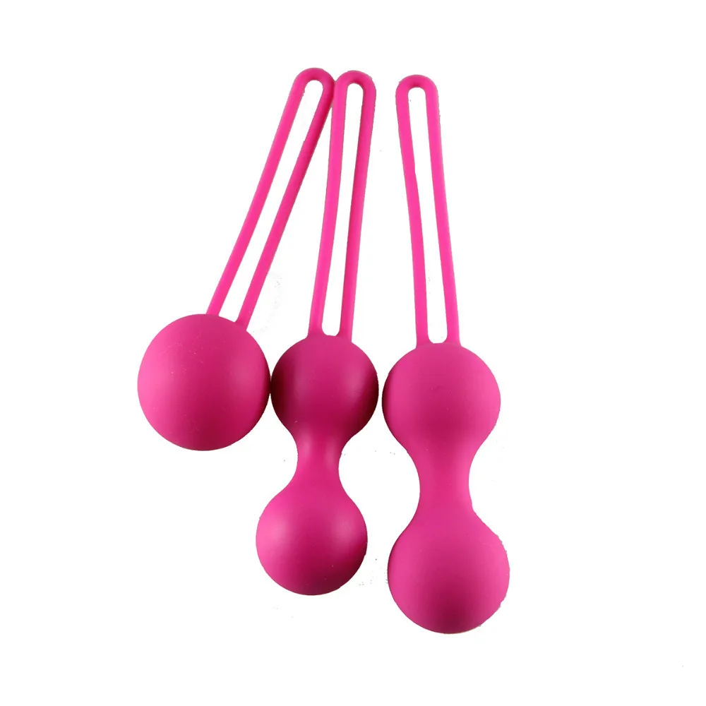 Safe Silicone Smart Ball Kegel Ben Wa Ball Vaginal Tighten Exercise Machine Vibrator Vaginal Geisha Ball