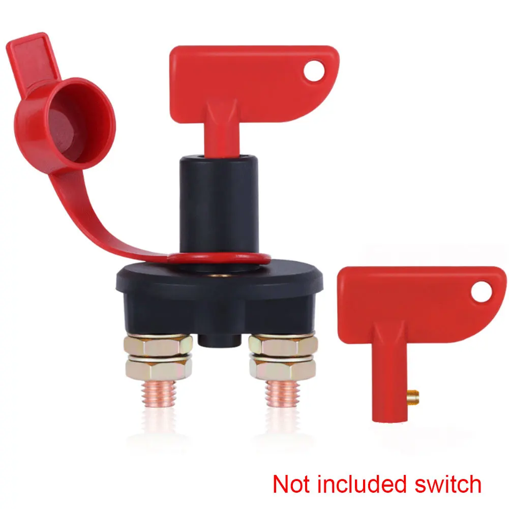 

2PCS Portable Universal Spare Key Battery Isolator Switch Cut Off Power Car Leakage Prevention Kill Key
