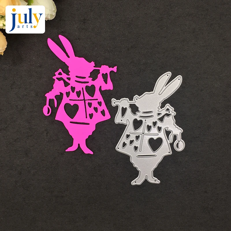 

Julyarts Animal Cutting Dies Carbon Steel Silver DIY Scrapbook Paper Album Embossing Stencil For Handwork Creative New Dies