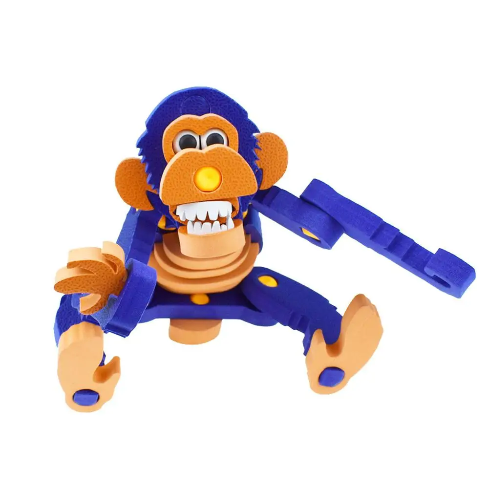 

Puzzle Game 3D Monkey Shape DIY Assembled Toy for Kids