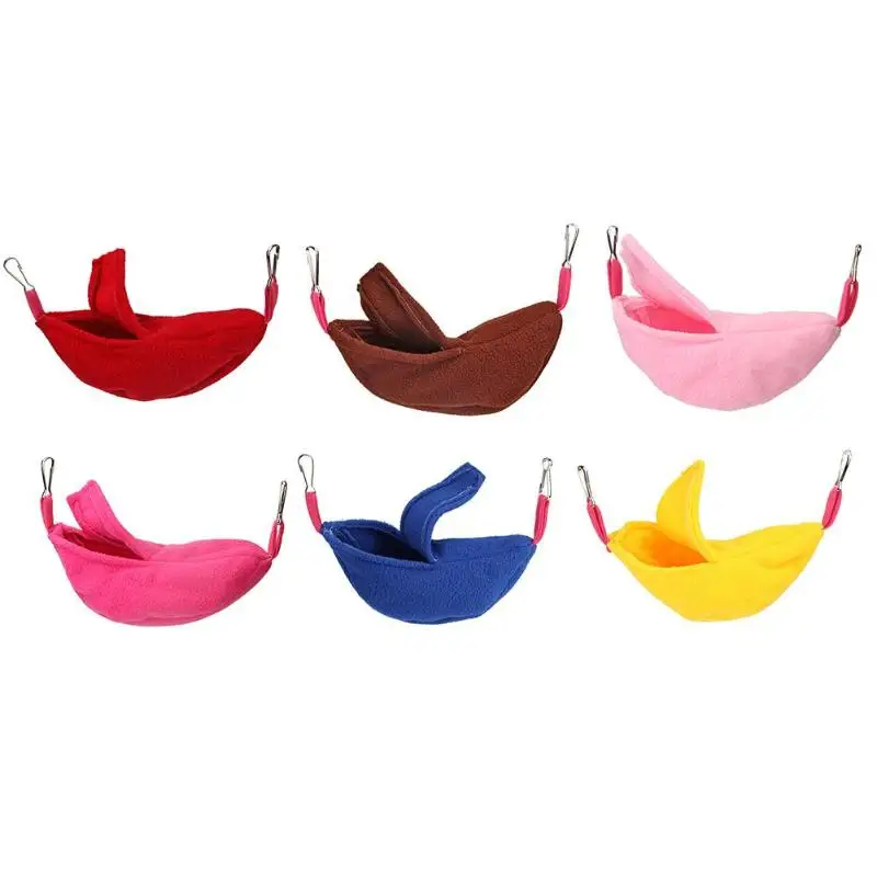 

Winter Warm Banana Hamster Hammock Hanging Cage House Pet Rat Birds Small Animals Swing Sleeping Nest Bed Small Animals