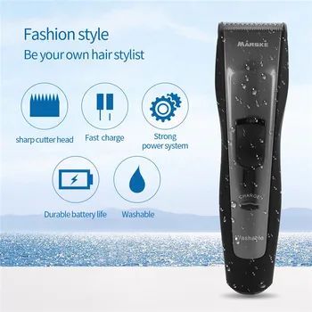 

Waterproof Electric Hair Clipper Professional Cordless Hair Trimmer Barbershop Rechargeable Hair Cutting Tool Men Grooming Kit