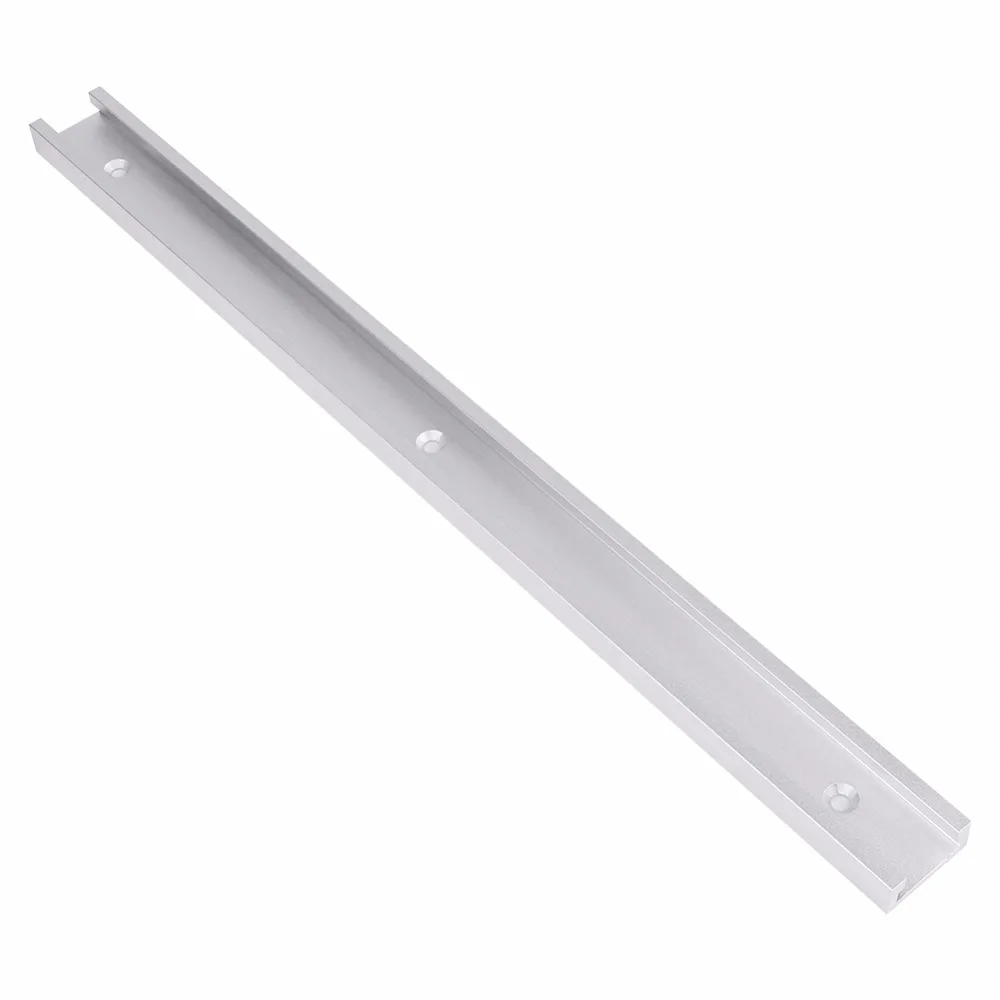 

T-Track T-Slot Aluminum Alloy Track for Woodworking Workbench Machines 400mm Length High Quality