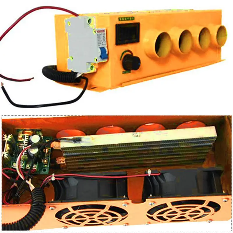 Профессиональный 12 В/24 В Автомобильный Электрический обогреватель для грузовика, новая технология преобразования частоты, регулируемая скорость воздуха