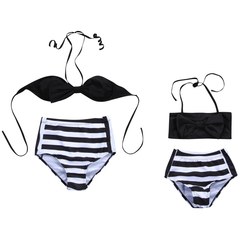 2 pieces Bikini Set Matching Swimsuit For Mom and Daughter Bathing