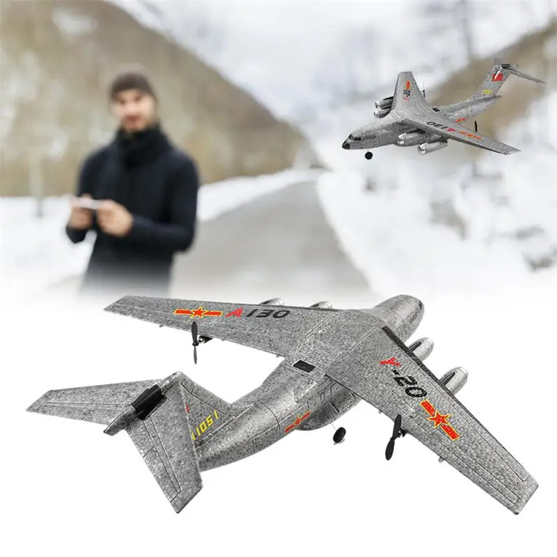 

A130 Three-Channel Remote Control Airplane Six - Axis Gyroscope Aircraft Glider RC Drone Toy