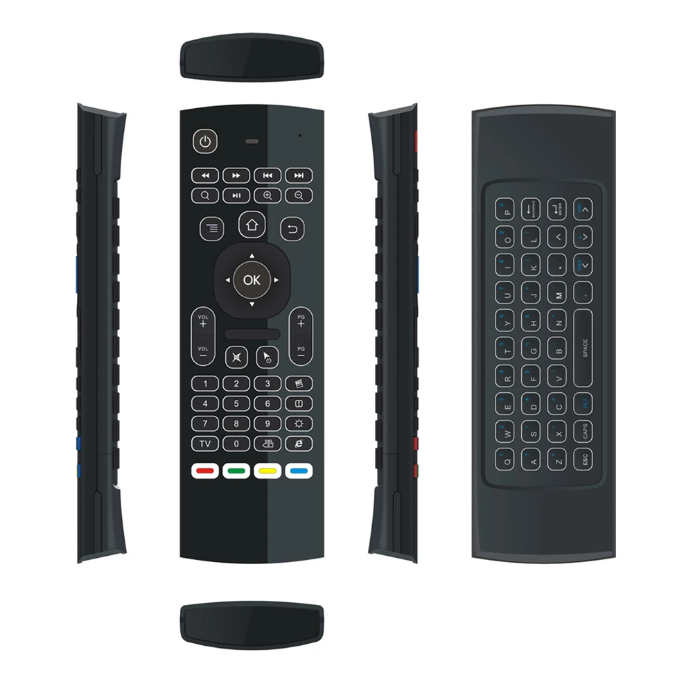 MX3 L3 2 4 GHz мини беспроводная воздушная мышь QWERTY клавиатура ИК пульт комбо с