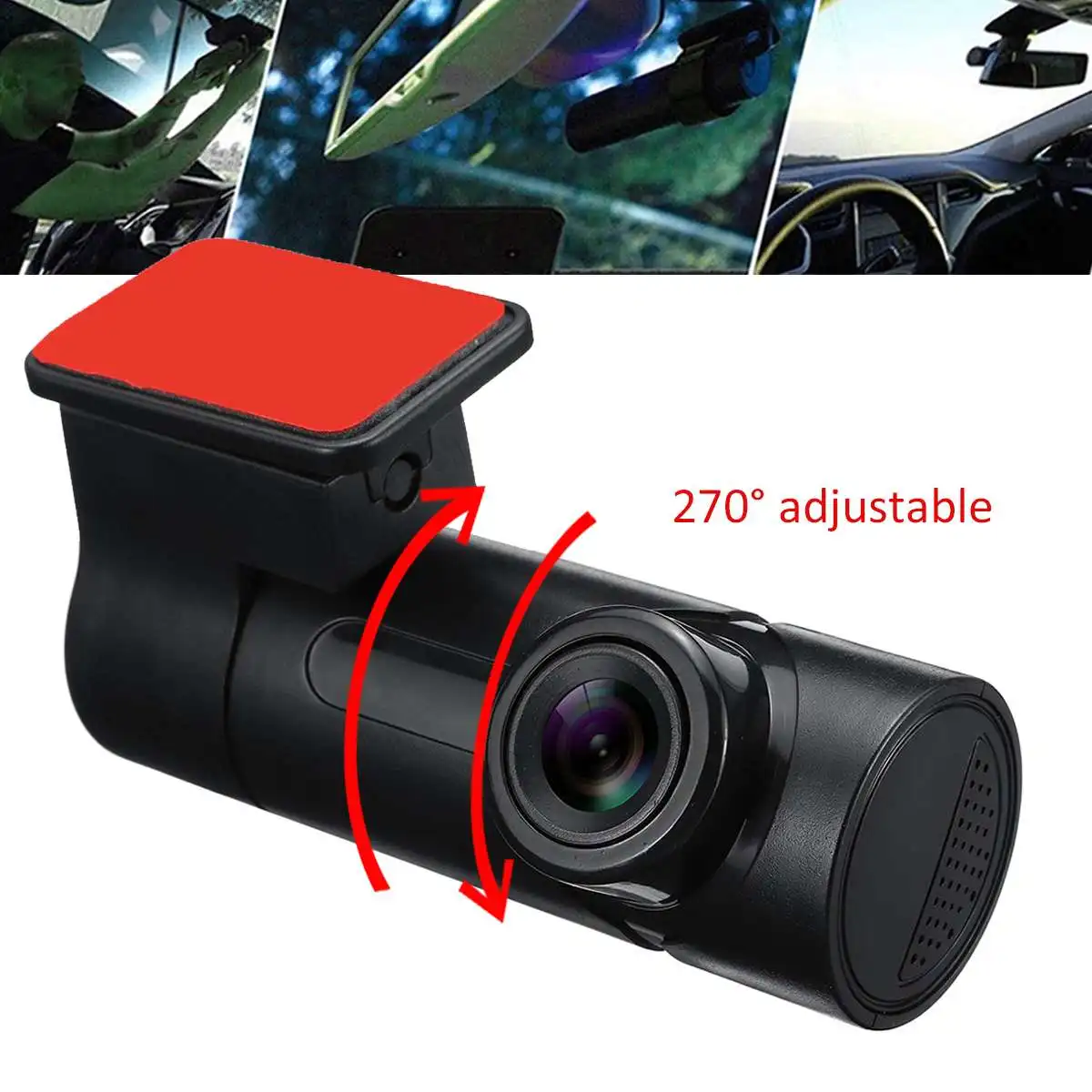 FHD 1080P Мини Автомобильный видеорегистратор, камера ночного видения с поворотом на 270 градусов, цифровой регистратор, g-сенсор, видеорегистратор