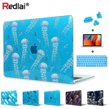 Океаническая Медуза узор Пластик жесткий чехол для Iphone, для Ipad, для Ipad Mini A1932 Air Pro retina 12, 11, 13, 15 дюймов Сенсорная панель A1989 A1990 крышка