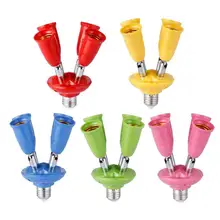 Для детей от 1 до 4 вращающийся Античная керамическая лампа держатель Регулируемый винт гнездо адаптера потолочный шуруп свет лампы держатель патрона