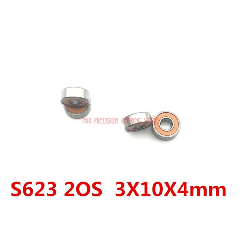 

2019 Top Fashion Free Shipping S623 2os 3x10x4mm 2rs Cb Abec7 Ld 3x10x4 Stainless Steel Hybrid Ceramic Ball Bearing Fishing