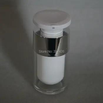 

15ml lock head acrylic airless vacuum pump lotion bottle used for serum/lotion/emulsion/foundation Cosmetic Container