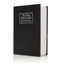 Paper-Plate Lock Dictionary Safe-Key Book-Secret-Security Cash-Money Metal Durable-Quality