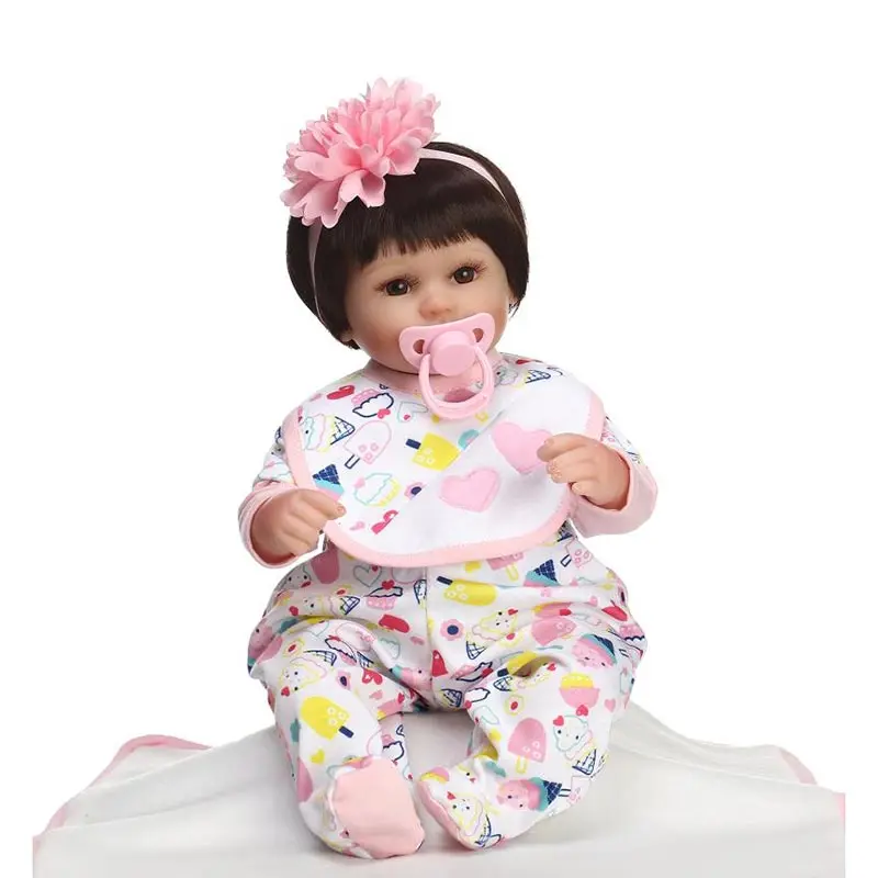 

Silicone Reborn Baby Dolls Baby Alive Realistic Infant Lifelike Real Girl Doll Reborn Birthday Christmas