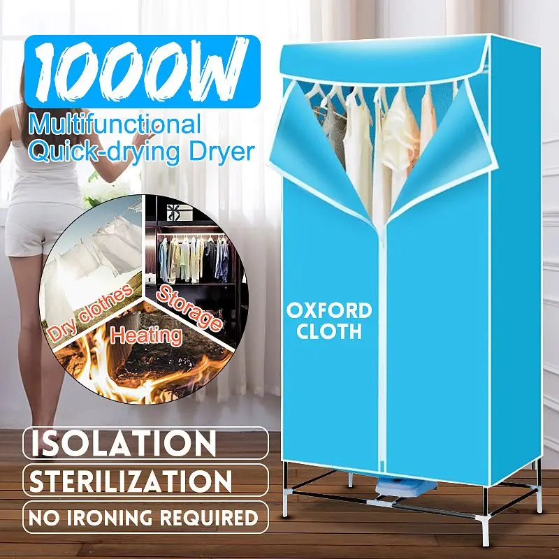 220V 1000W Dryers Electric Clothes Dryer Drying Machine Household