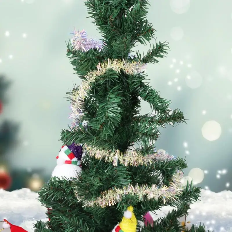 

1/2m Christmas Tree Bar Tops Ribbon Garland DIY Ornaments Holiday Party Decor Supplies Christmas New Year Decoration