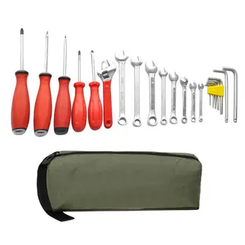 

Waterproof Tool Bag Oxford Storage Hand Bag Fishing Travel Makeup Organizer Pouch Bag Case Screws Nails Drill Bit Metal Parts