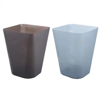 

Premium Large Matte Plastic Waste Paper Bin Garbage Storage Bin Basket Trash Can for Home/Office Decor