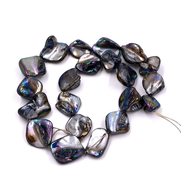 2016 New Real Square-shape 12-17mm Freeform Shell For Diy Jewelry Making Spacer Loose Beads Approx 20pcs | Украшения и аксессуары