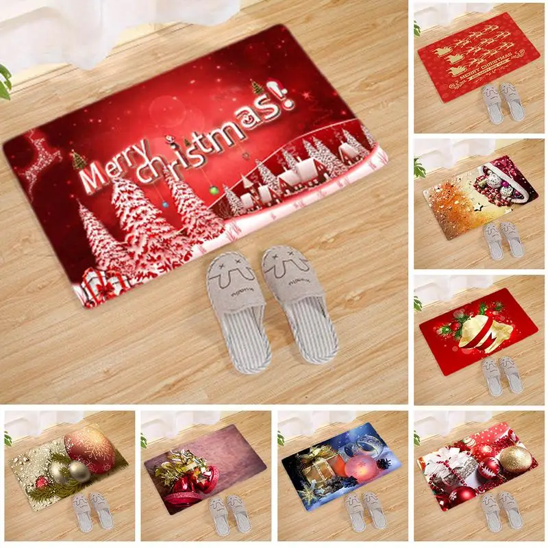 New Year Cartoon Christmas Doormat Anti-Slip Doormat Stair Mats Christmas Decoration For Home Bedroom Rugs New Year Cartoon Christmas Doormat Anti-Slip Doormat Stair Mats Christmas Decoration For Home Bedroom Rugs