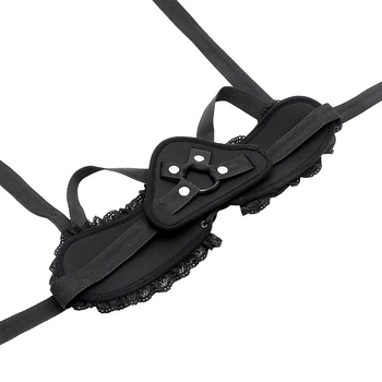 VATINE Wearable Strapon Penis Bondage Lace Sex Toys for Women Lesbian Strap On Dildos Pants Self Bondage Erotic Sex Shop 3