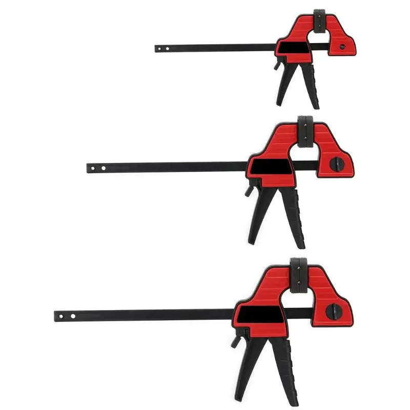 

4/6/12 inch Woodworking F Clamp Heavy-duty Wood Board Clamp Fast Fixture Reverse Clip Anti-Slip Clamp Hand Tool