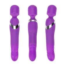 Silicone Powerful AV Vibrator Magic Wand font b Dildo b font Vibrators Sex Toys for Woman