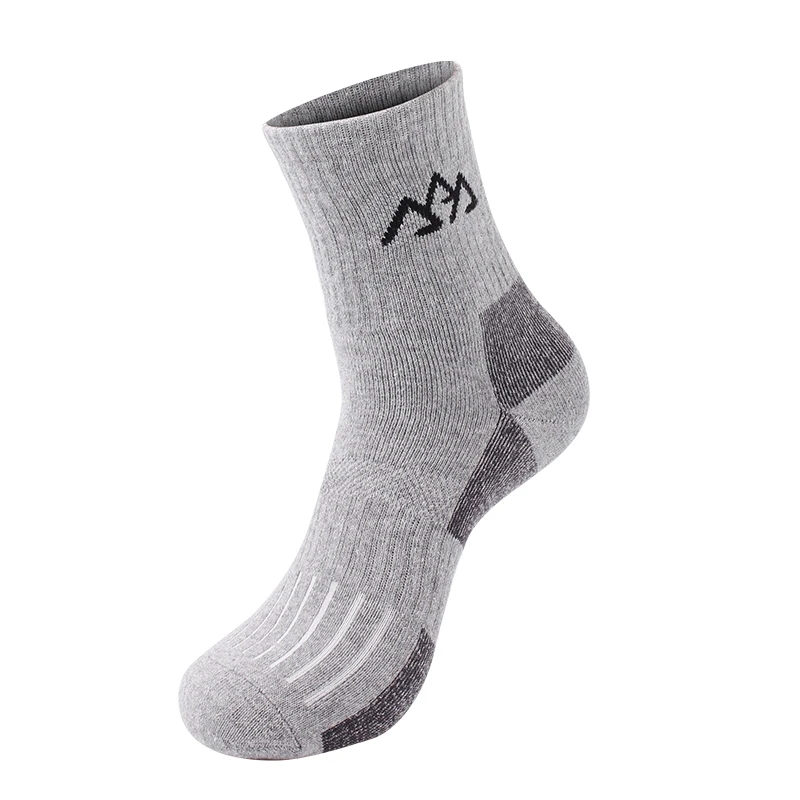 SANTO Men Quick Drying Camping Trekking Socks Outdoor Sports Socks For Hiking Cycling Thicken 3 Colors mens socks