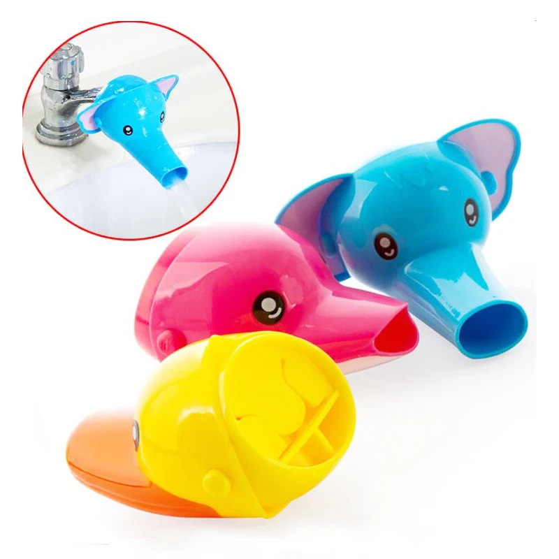 

Plastic Material 3 Models Animal Extend Spout for Children Washing of Faucet Aerator